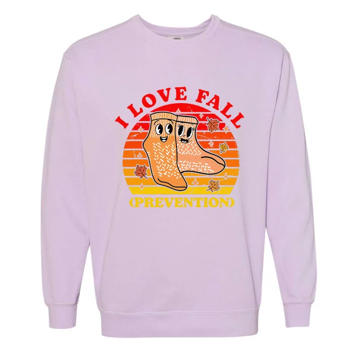 I Love Fall (Prevention) Garment-Dyed Sweatshirt