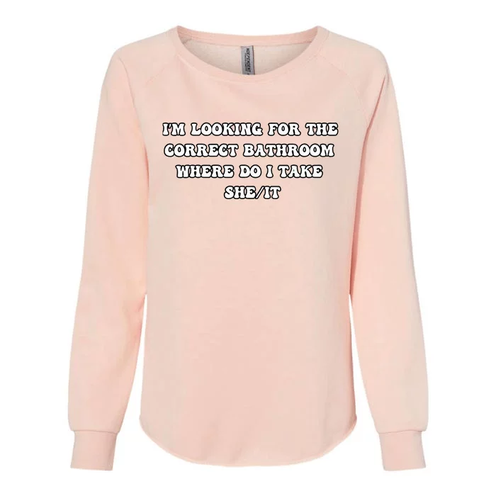 I’m Looking For The Correct Bathroom Womens California Wash Sweatshirt