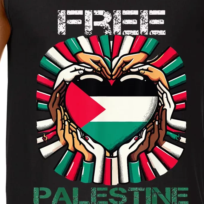 I Love Free Palestine Flag Save Gaza Strip Palestinian Comfort Colors® Tank Top