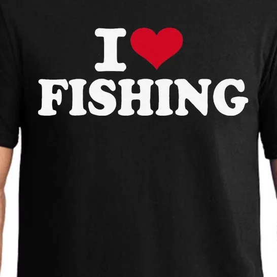 I Love Fishing Gift Pajama Set