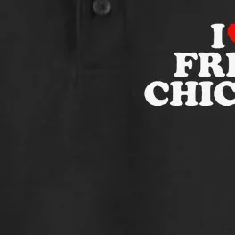 I Love Fried Chicken Dry Zone Grid Performance Polo