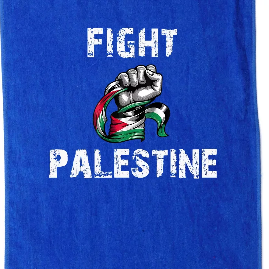 I Love Free Palestine Flag Save Gaza Platinum Collection Golf Towel