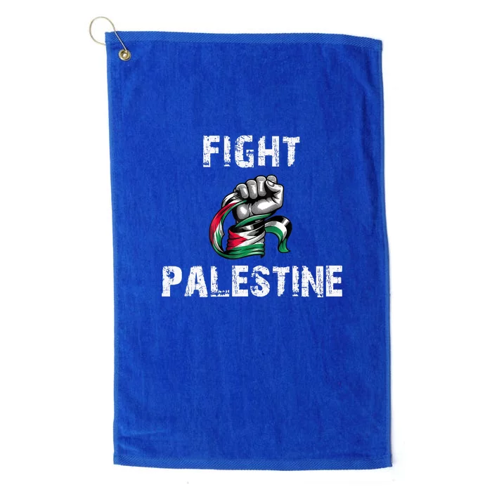 I Love Free Palestine Flag Save Gaza Platinum Collection Golf Towel