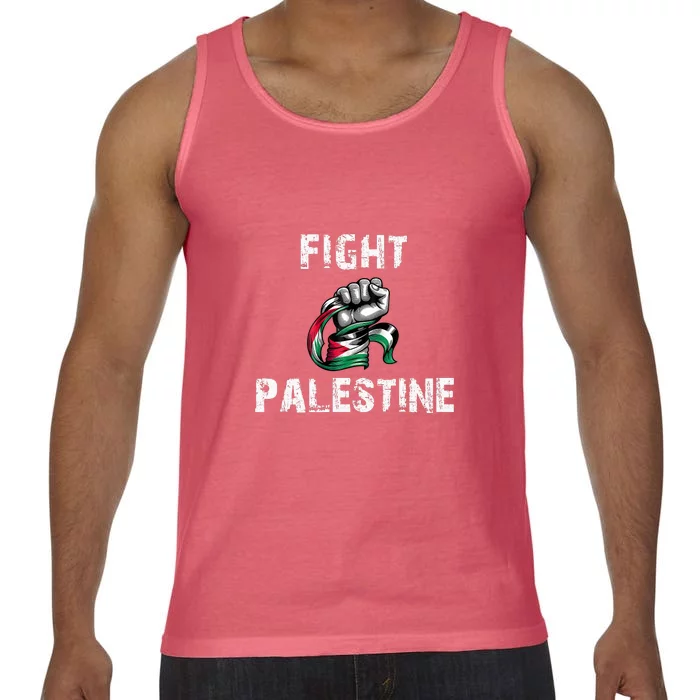 I Love Free Palestine Flag Save Gaza Comfort Colors® Tank Top