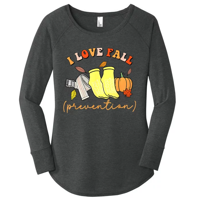 I Love Fall (Prevention) Women's Perfect Tri Tunic Long Sleeve Shirt