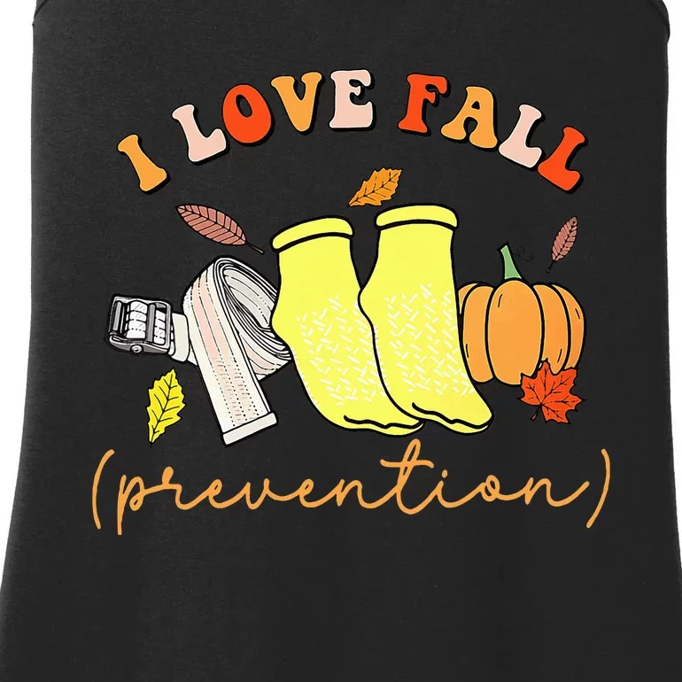 I Love Fall Ladies Essential Tank