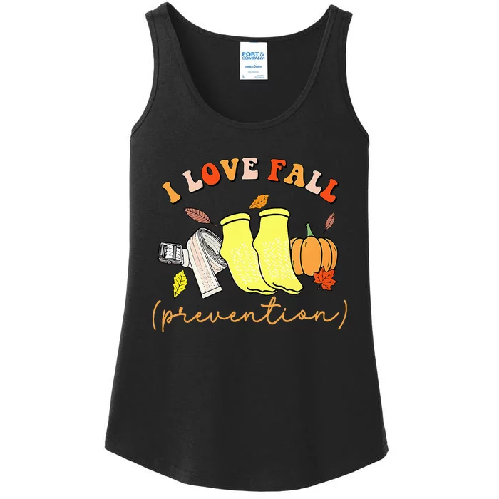 I Love Fall Ladies Essential Tank