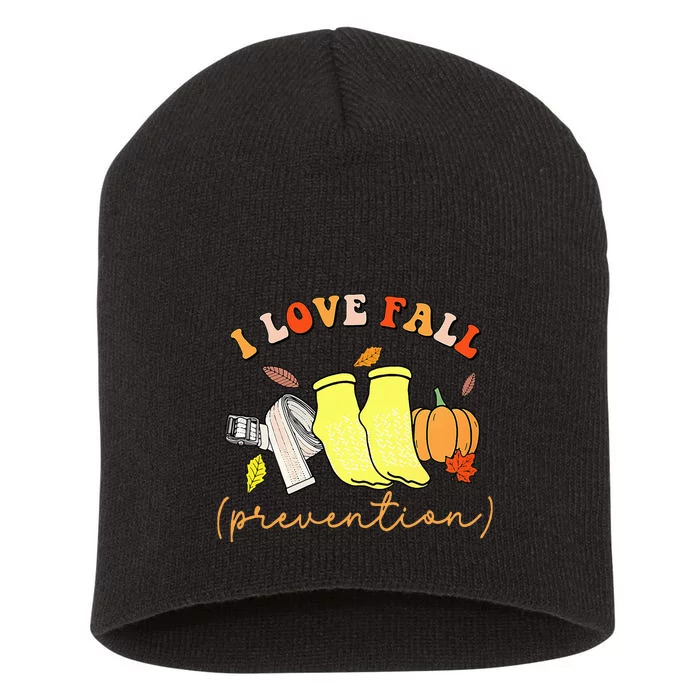 I Love Fall Short Acrylic Beanie