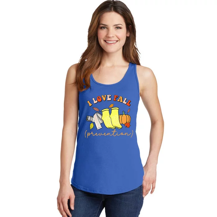 I Love Fall Ladies Essential Tank