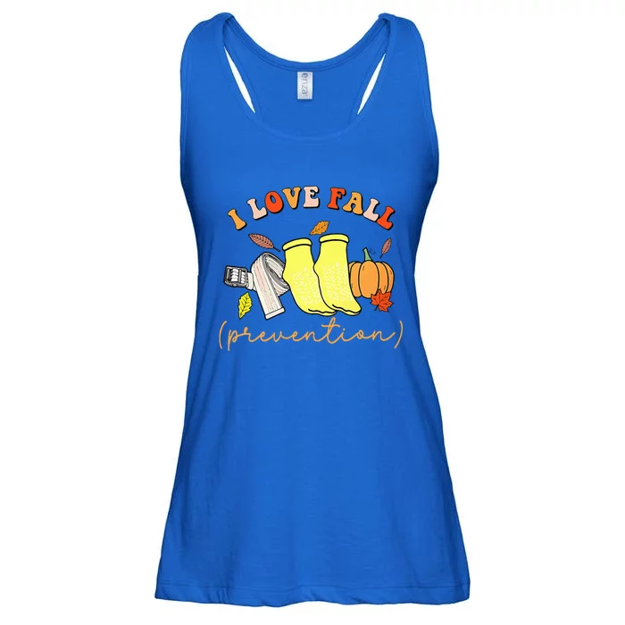 I Love Fall Ladies Essential Flowy Tank