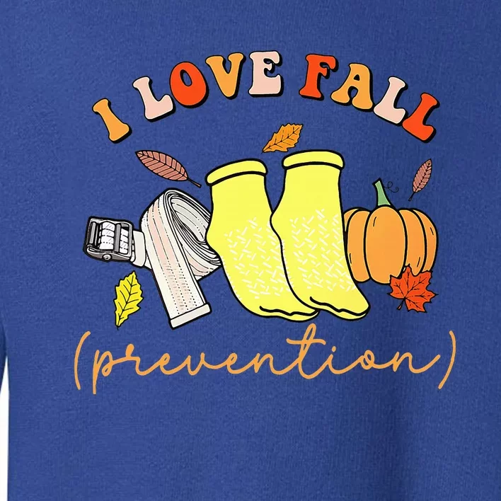 I Love Fall Toddler Sweatshirt