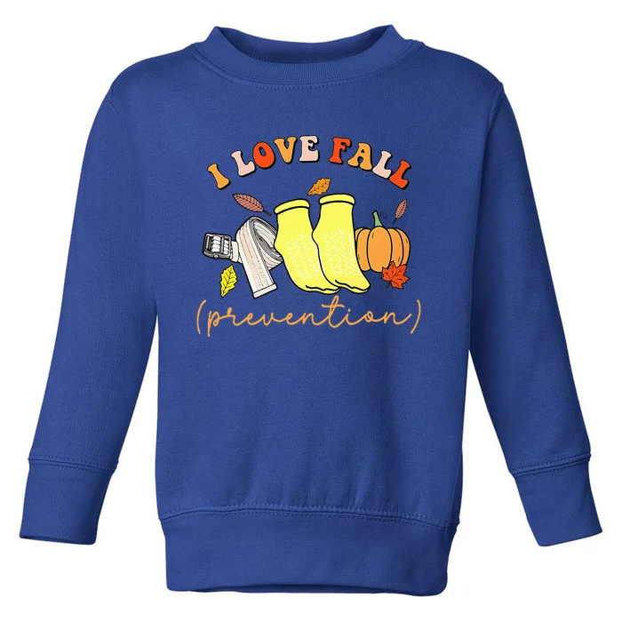 I Love Fall Toddler Sweatshirt