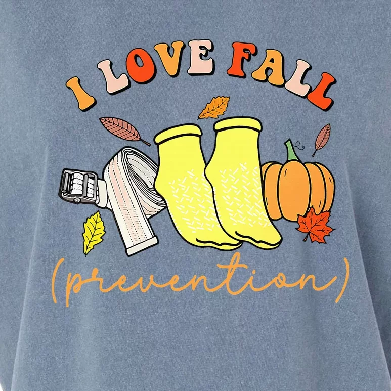 I Love Fall Garment-Dyed Women's Muscle Tee