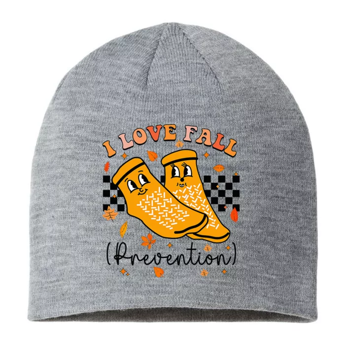 I Love Fall Prevention Fall Physical Therapy 8 1/2in Sustainable Knit Beanie