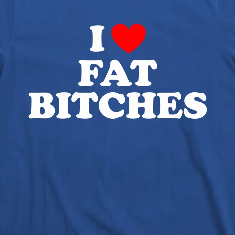 I Love Fat Bitches Gift T-Shirt