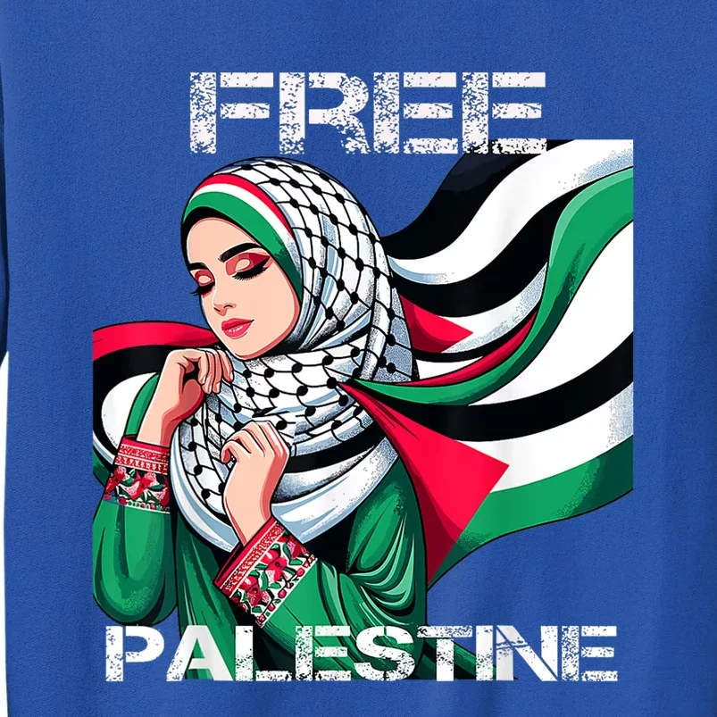 I Love Free Palestine Flag Save Gaza Strip Palestinian Sweatshirt