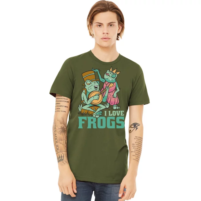 I Love Frogs Premium T-Shirt