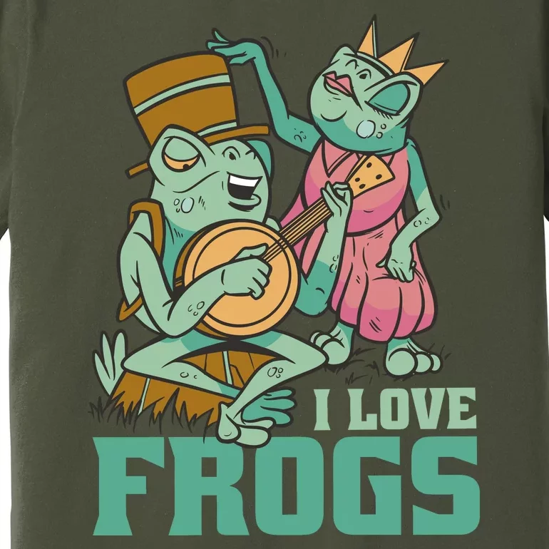 I Love Frogs Premium T-Shirt