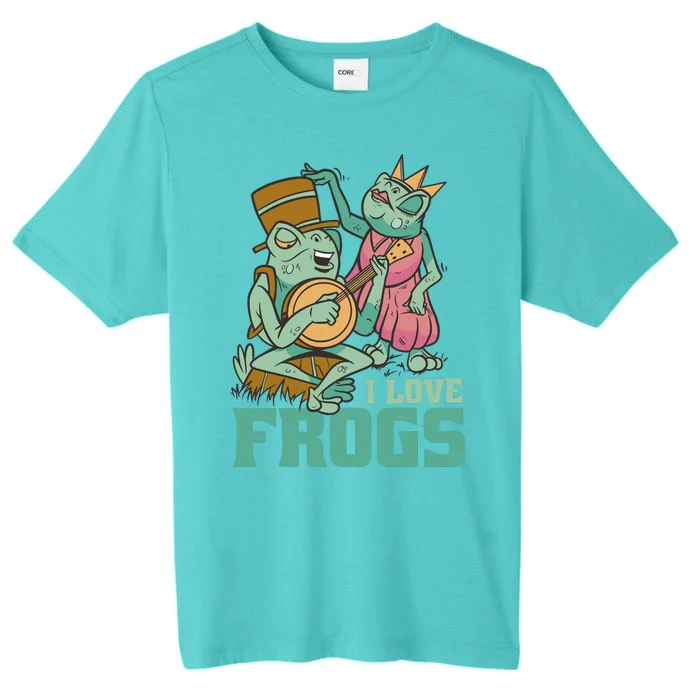 I Love Frogs ChromaSoft Performance T-Shirt