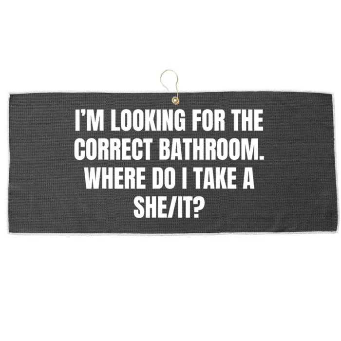 I’M Looking For The Correct Bathroom Where Do I Take A She It Large Microfiber Waffle Golf Towel