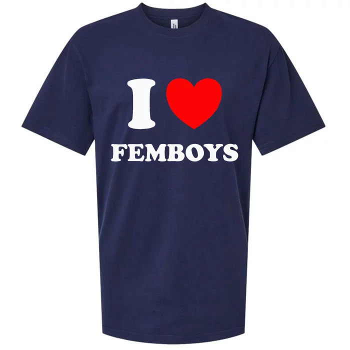 I Love Femboys Crossdressing Sissy Femboy Sueded Cloud Jersey T-Shirt