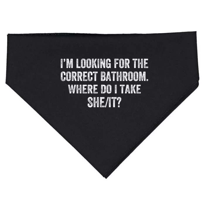 I’M Looking For The Correct Bathroom Where Do I Take A She It USA-Made Doggie Bandana