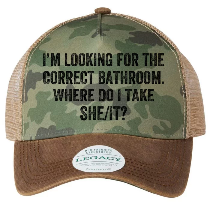 I’M Looking For The Correct Bathroom Where Do I Take A She It Legacy Tie Dye Trucker Hat