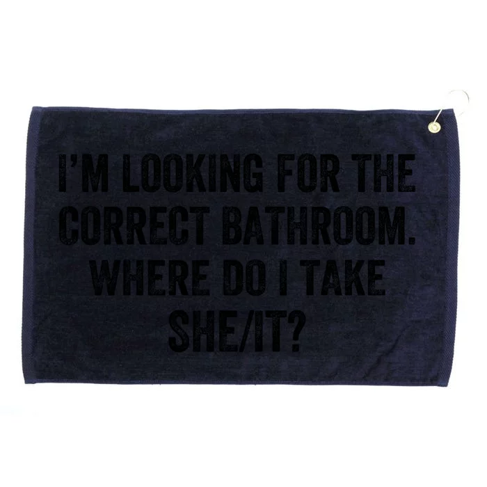 I’M Looking For The Correct Bathroom Where Do I Take A She It Grommeted Golf Towel