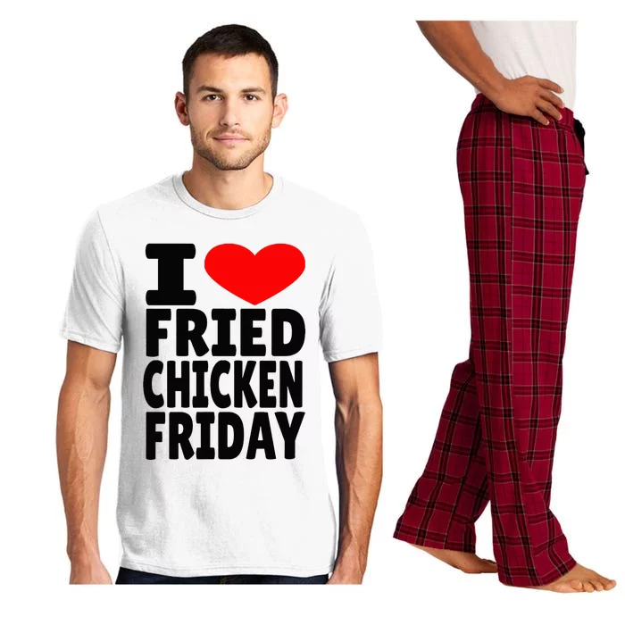 I Love Fried Chicken Friday Pajama Set