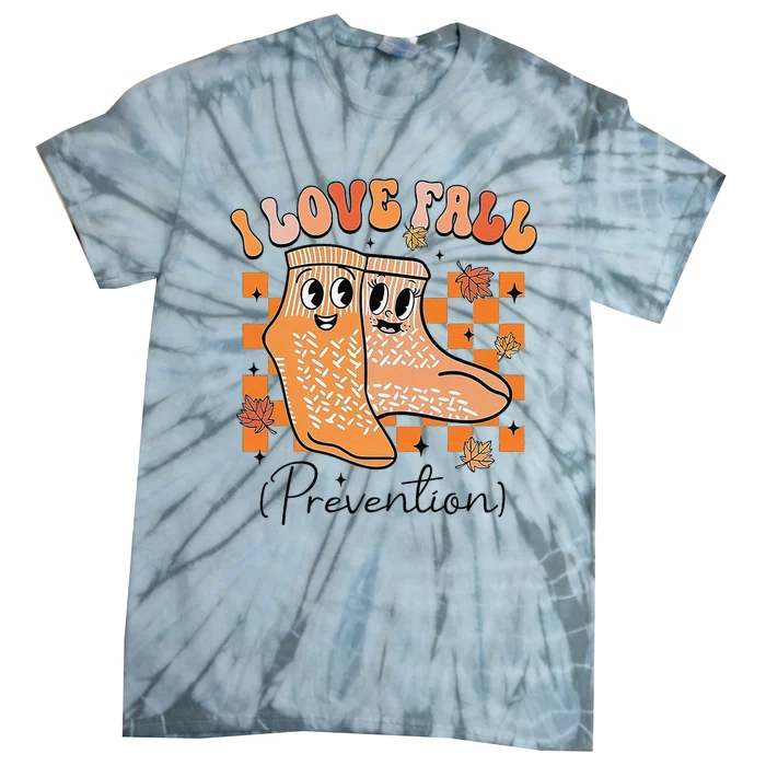 I Love Fall (Prevention) Tie-Dye T-Shirt