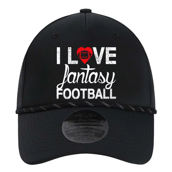 I Love Fantasy Football Graphic Performance The Dyno Cap