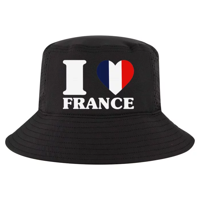 I Love France For France Fan I Love France Cool Comfort Performance Bucket Hat