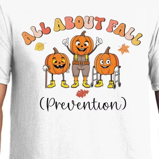 I Love Fall Prevention Fall Occupational Therapy Ot Pajama Set