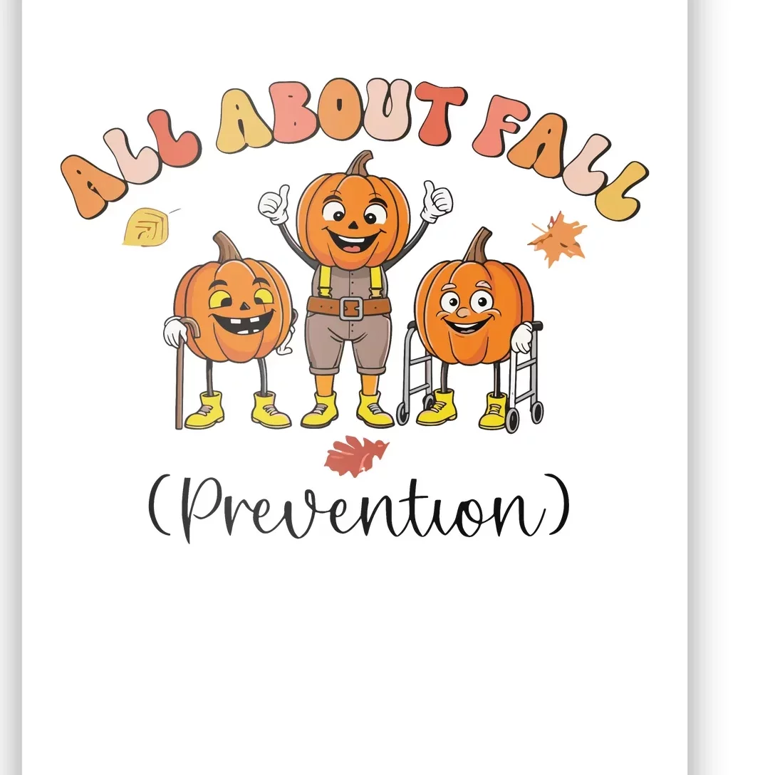 I Love Fall Prevention Fall Occupational Therapy Ot Poster