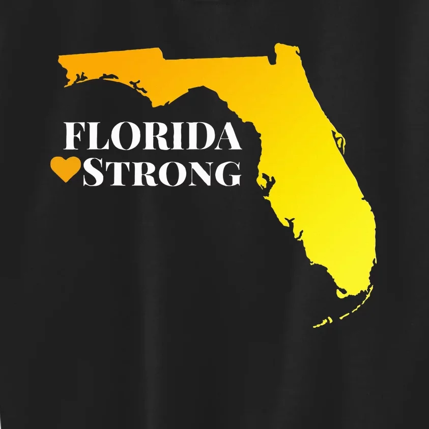 I Love Florida Florida Strong Kids Sweatshirt