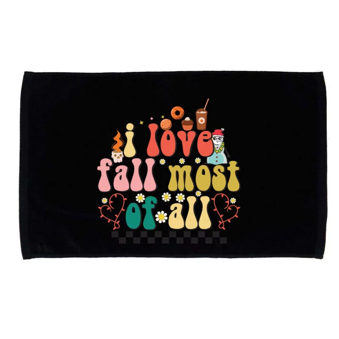 I Love Fall Most Of All Microfiber Hand Towel