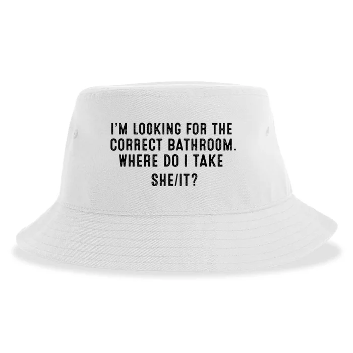 I’M Looking For The Correct Bathroom Where Do I Take A She It Sustainable Bucket Hat