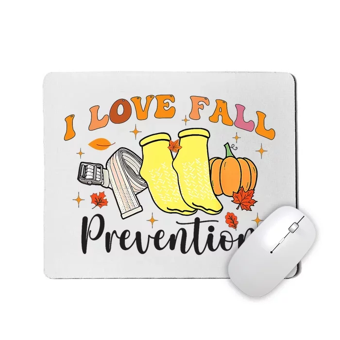 I Love Fall Prevention Mousepad