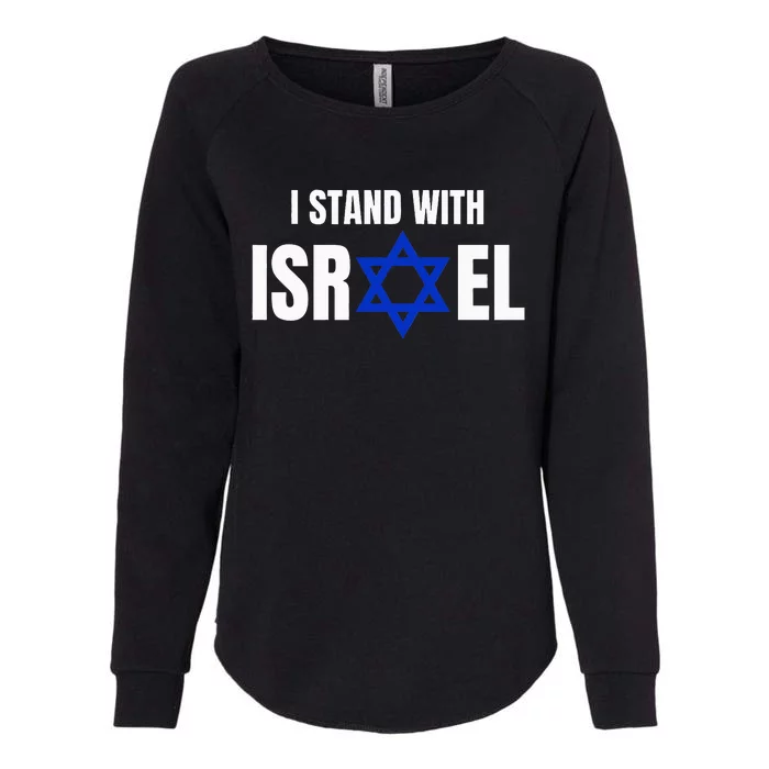 Israel Love Flag I Stand With Israel Heritage Israeli Flag Womens California Wash Sweatshirt