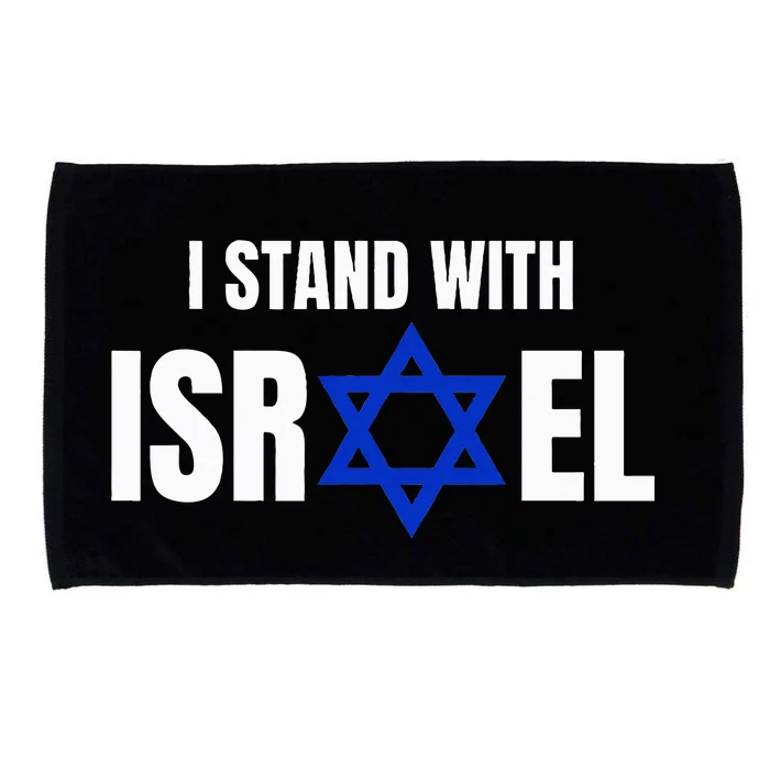 Israel Love Flag I Stand With Israel Heritage Israeli Flag Microfiber Hand Towel