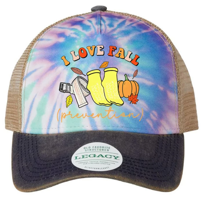 I Love Fall Legacy Tie Dye Trucker Hat