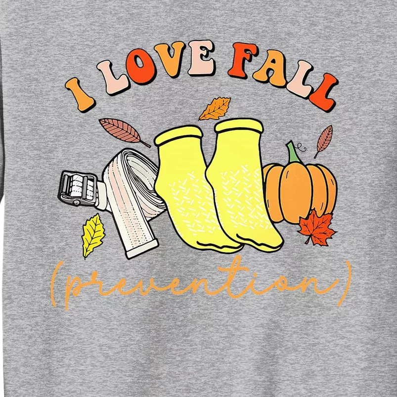 I Love Fall Tall Sweatshirt