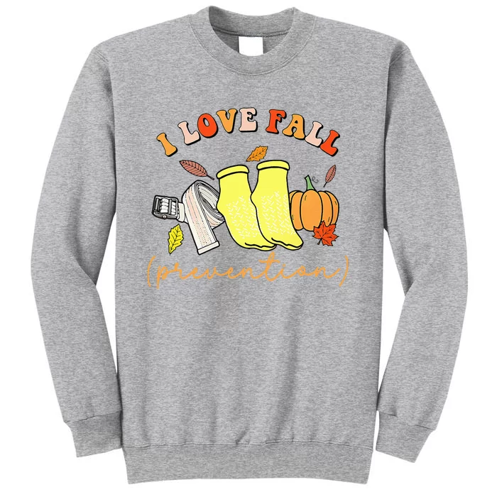 I Love Fall Tall Sweatshirt