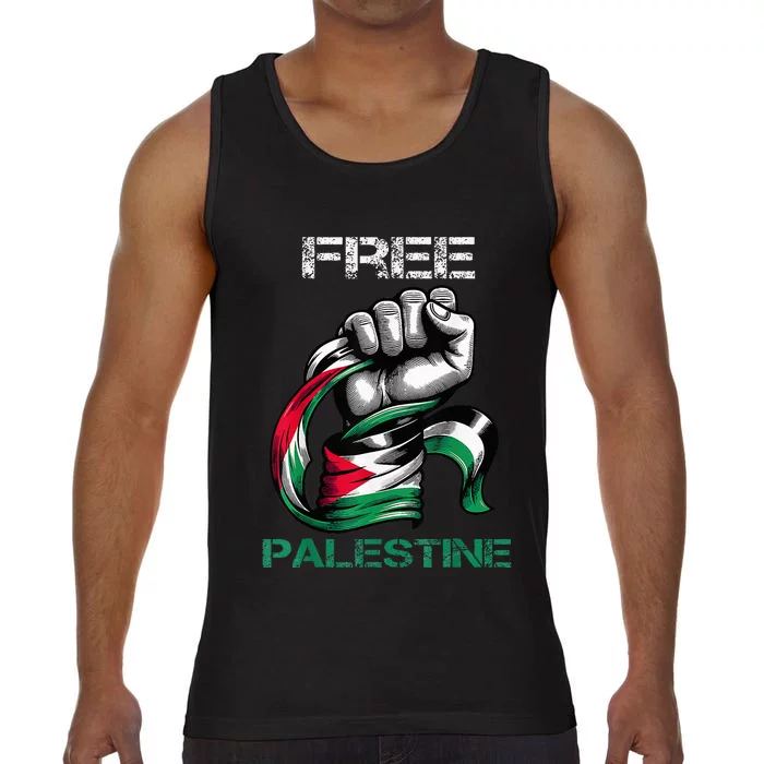 I Love Free Palestine Flag Save Gaza Strip Palestinian Comfort Colors® Tank Top