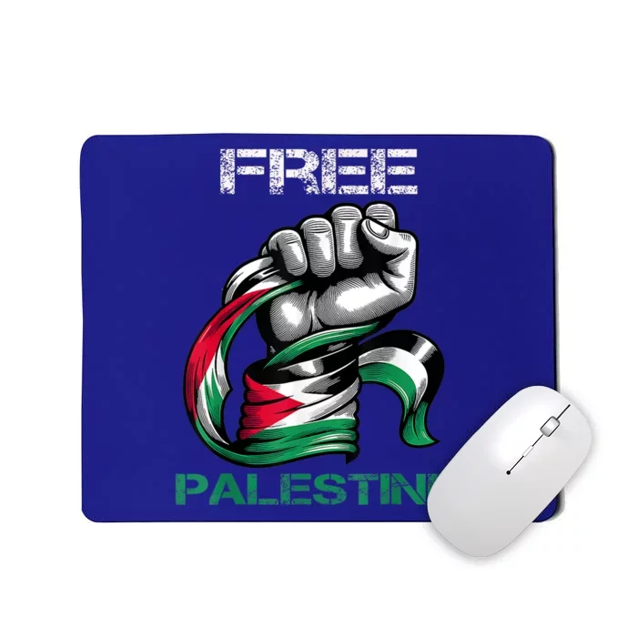 I Love Free Palestine Flag Save Gaza Strip Palestinian Mousepad