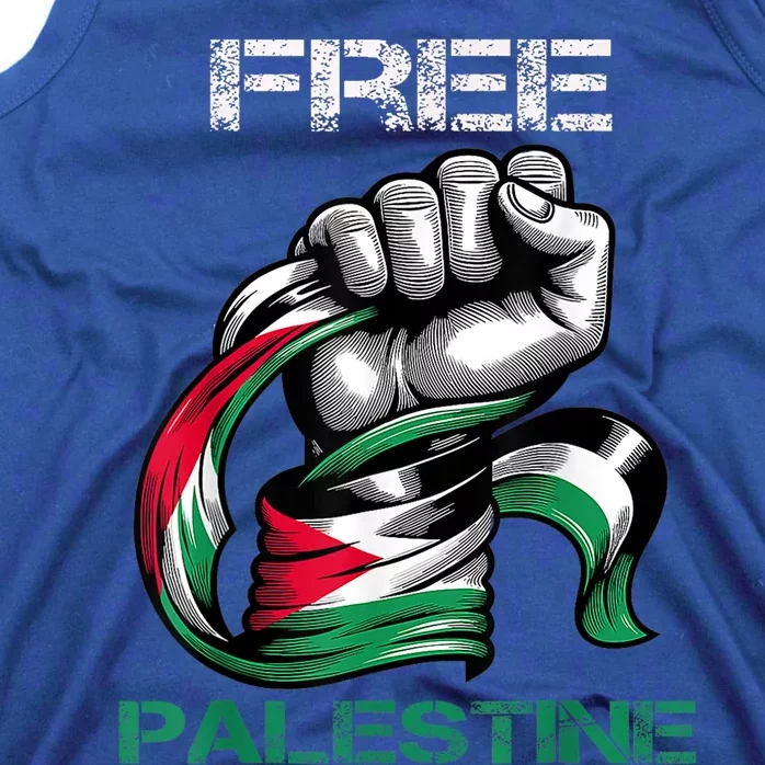 I Love Free Palestine Flag Save Gaza Strip Palestinian Tank Top