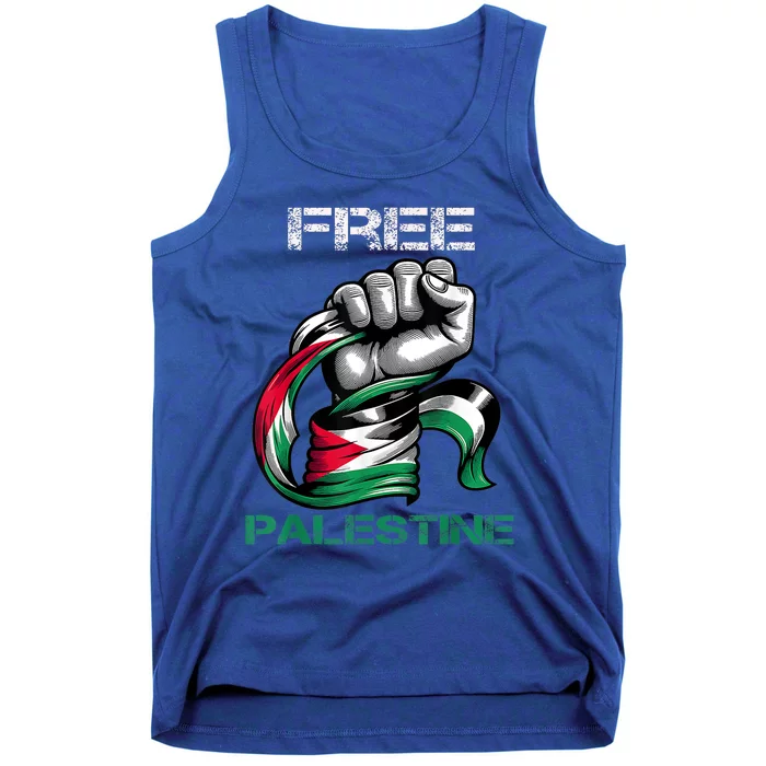 I Love Free Palestine Flag Save Gaza Strip Palestinian Tank Top