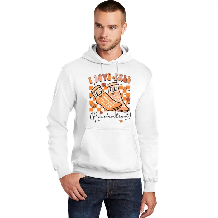 I Love Fall Prevention Thanksgiving Nurse Hoodie