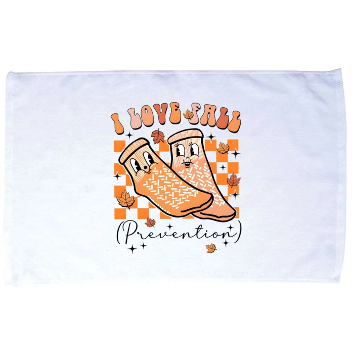 I Love Fall Prevention Thanksgiving Nurse Microfiber Hand Towel