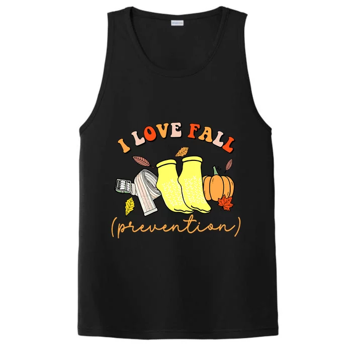 I Love Fall Prevention Halloween Performance Tank